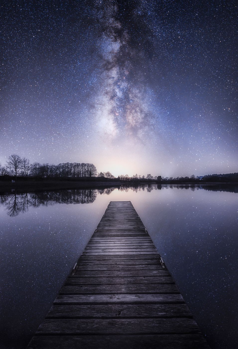 Lake in Losheim, Germany