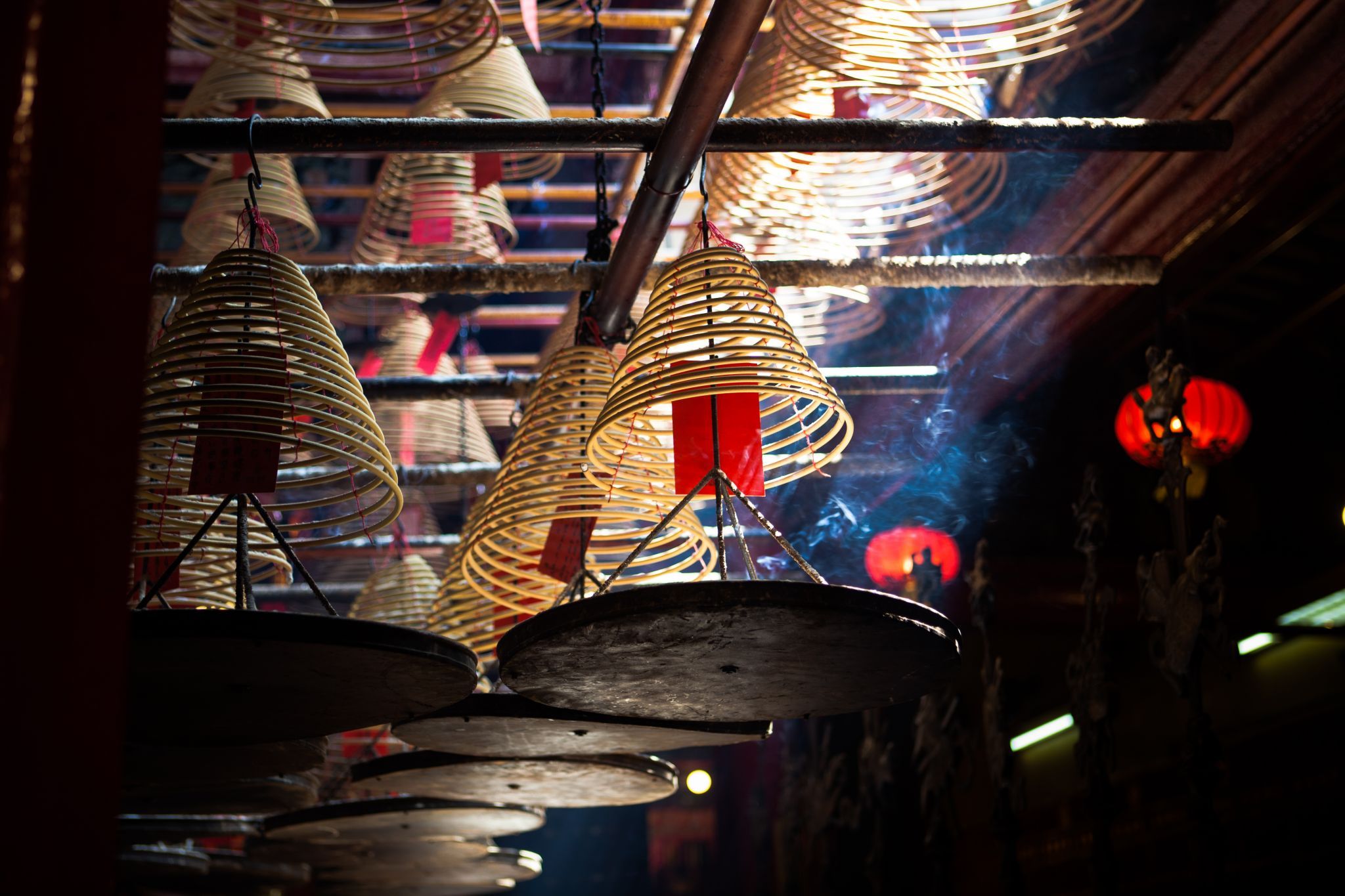 Man Mo Temple in Sheung Wan, on Hong Kong island., Hong Kong