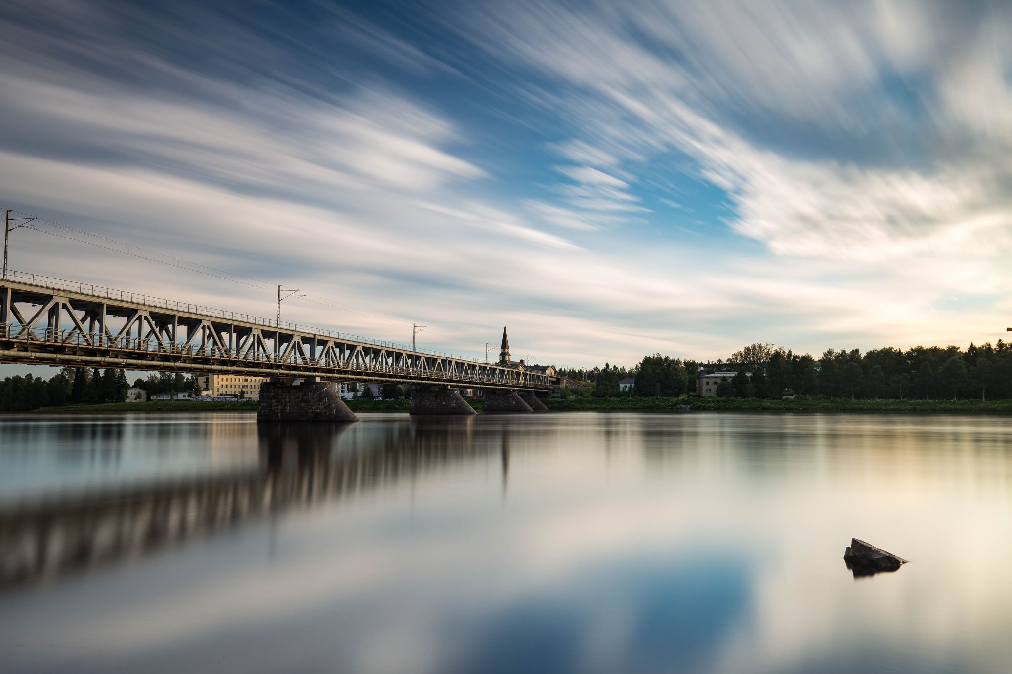 Rovaniemi bridge, Finland