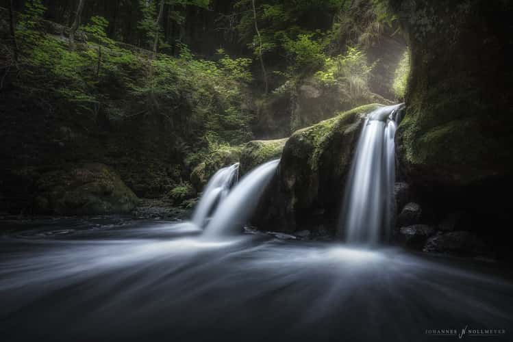 Classic View of Schiessentümpel Cascade