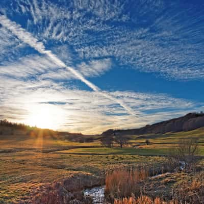 Sunset @Besse-et-Saint-Anastaise, France