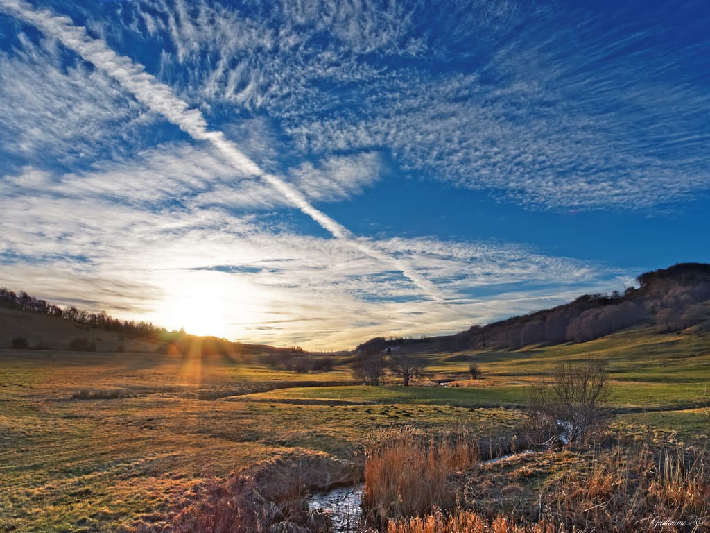 Sunset @Besse-et-Saint-Anastaise, France