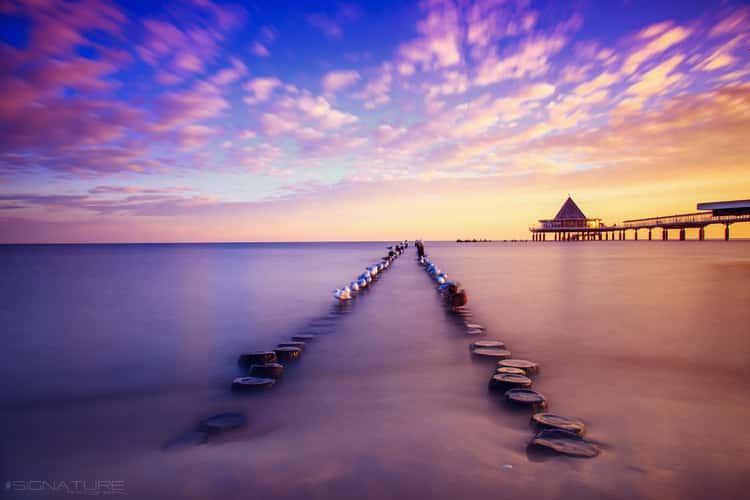 Sunset on Baltic Sea, Ahlbeck