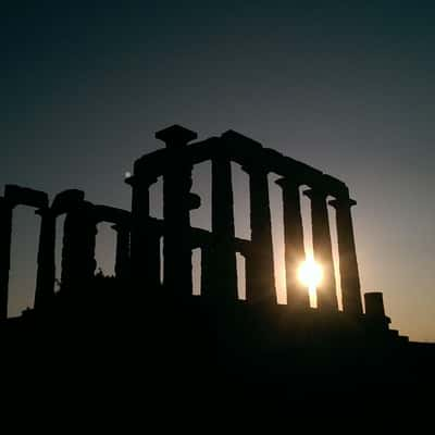 Sunset Sounion, Greece