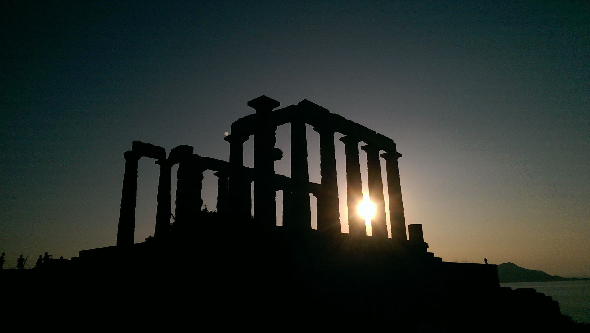 Sunset Sounion, Greece