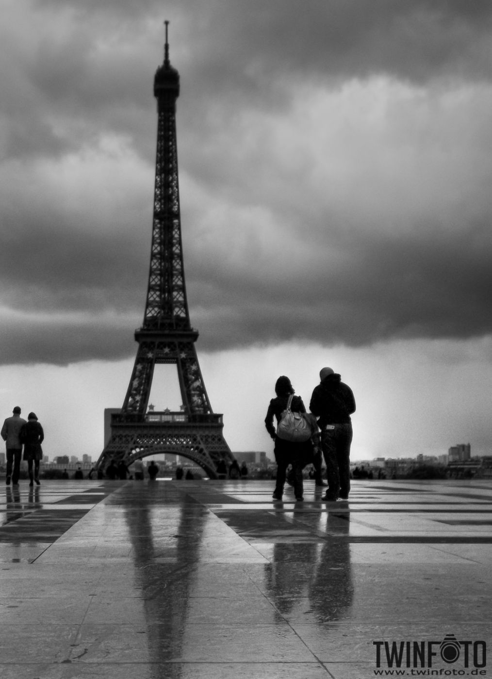 Eiffel Tower from Trocadero, Paris, France