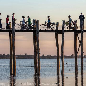 U-Bein-Brücke, Myanmar