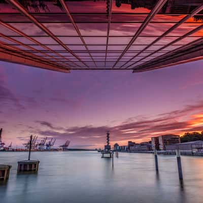 Under Dockland Office Building, Hamburg, Germany