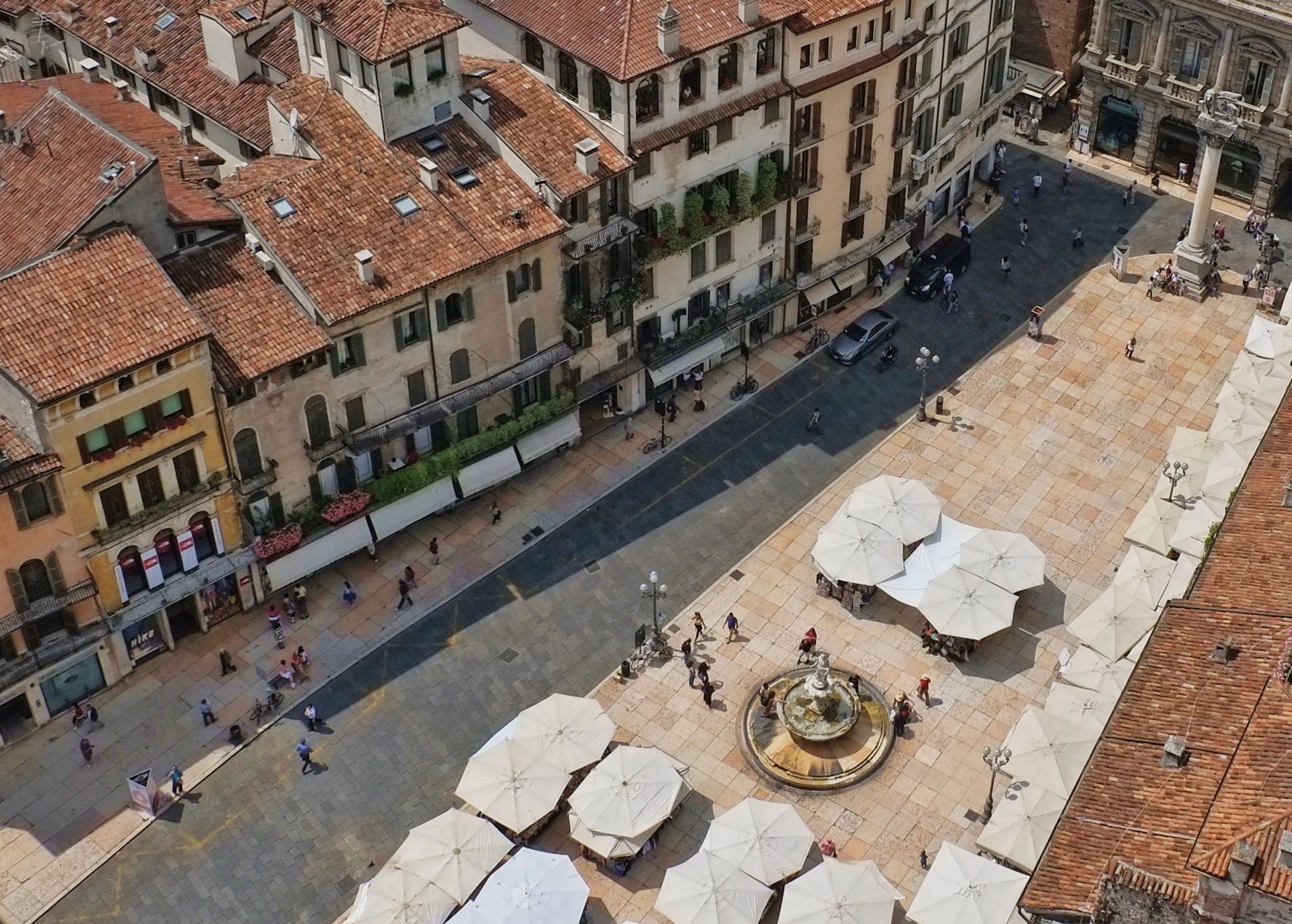 View from Torre dei Lamberti, Verona, Italy