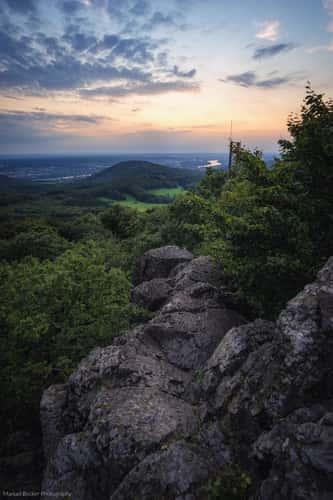 View over Bonn from Ölberg, Siebengebirge