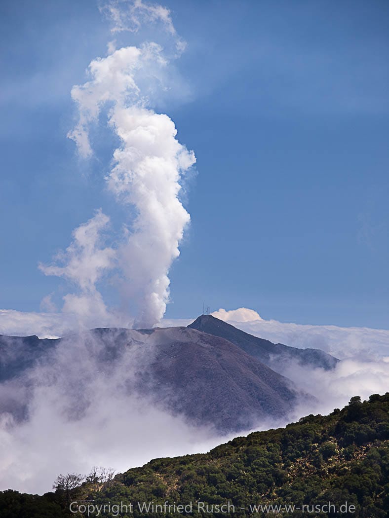Vulkan Turrialba, Costa Rica