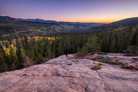 Alberta Falls Overlook, Colorado