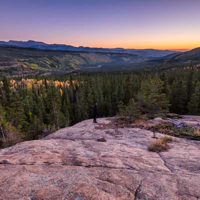 Alberta Falls Overlook, Colorado, USA