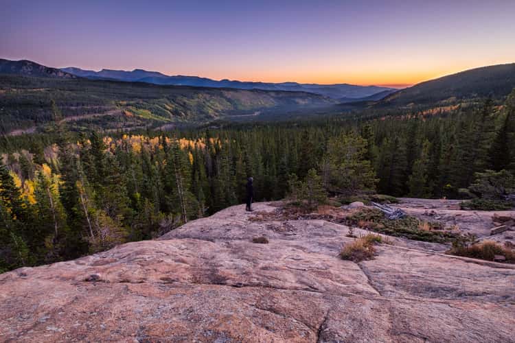 Alberta Falls Overlook, Colorado