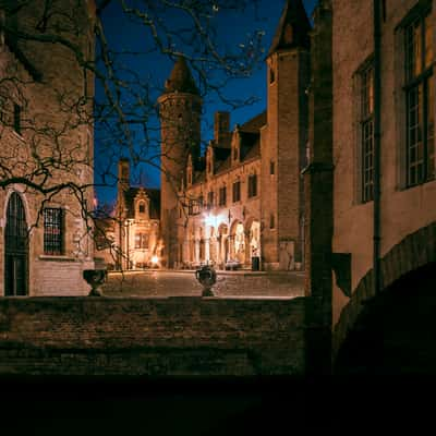 Behind the scenes, Bruges, Belgium