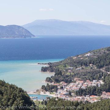 Blick auf Neó Klima, Greece