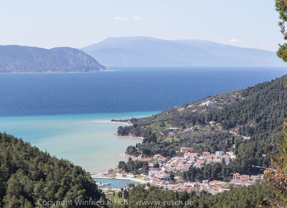Blick auf Neó Klima, Greece