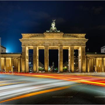 Brandenburg Gate from behind, Berlin, Germany