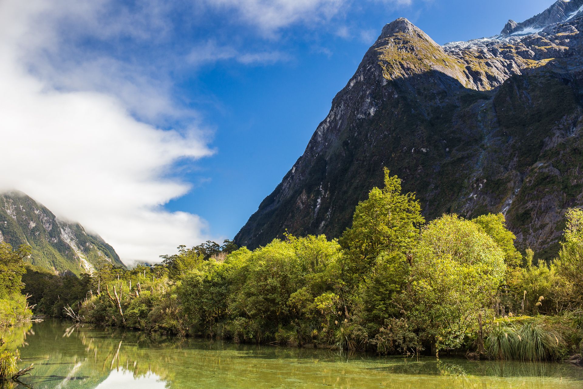 Clinton River, Milford Track, New Zealand