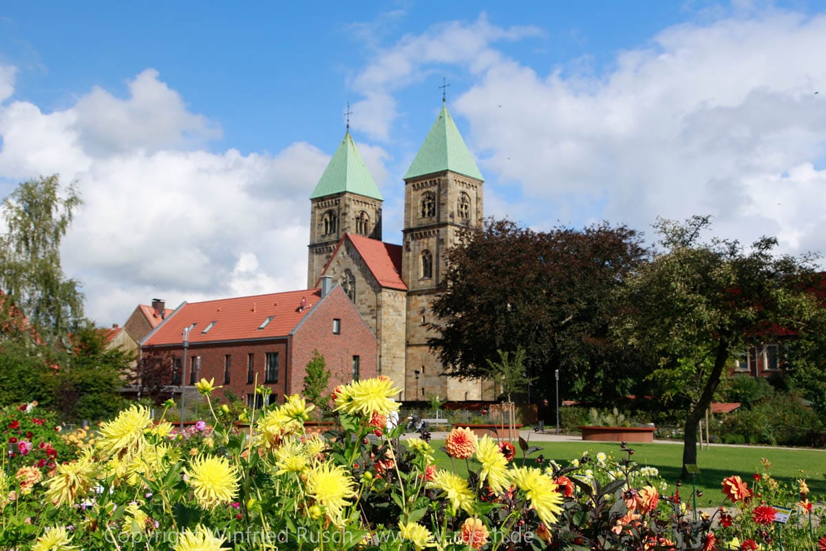 Dahliengarten in Legden, Germany