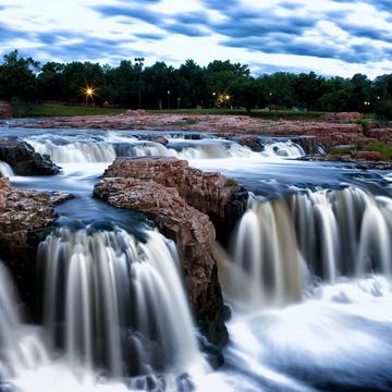 Falls Park, Sioux Falls, South Dakota, USA
