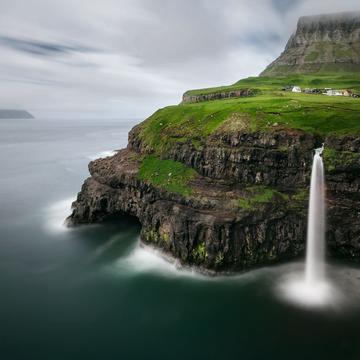 Múlafossur Waterfall, Faroe Islands
