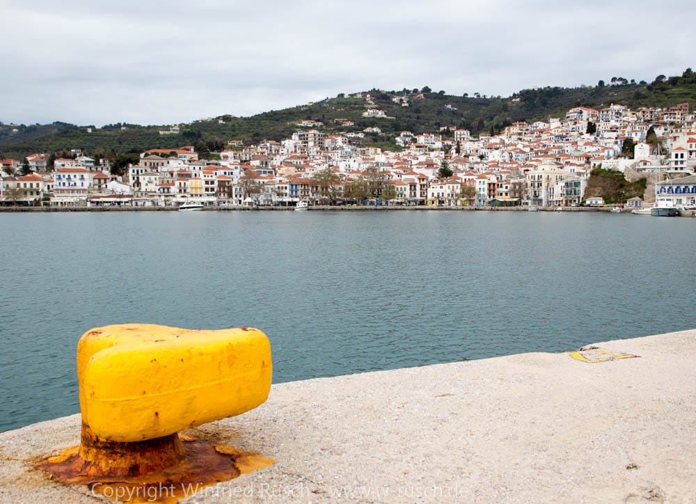 Hafen von Skópelos, Greece