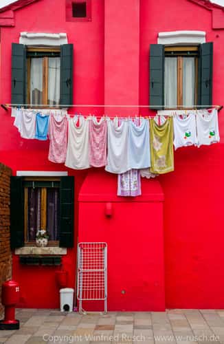 Hinterhof in Burano
