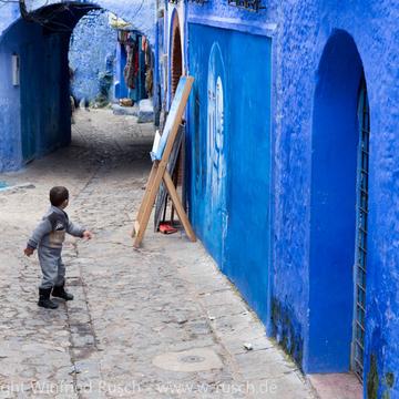 In der Altstadt von Chefchaouen, Morocco