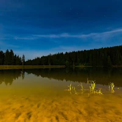 Lake with stars Hartz, Germany