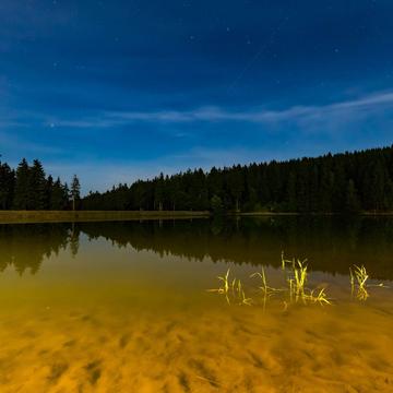 Lake with stars Hartz, Germany