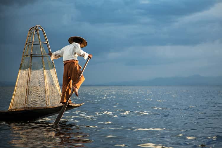 Fishermen on Inle Lake