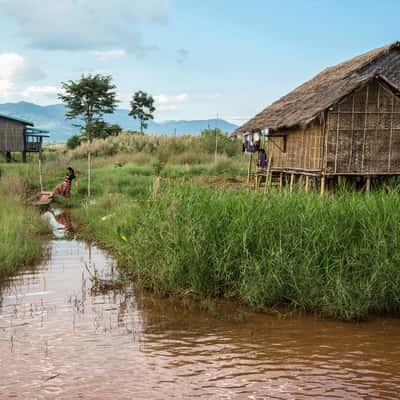 Leben auf dem Inle-See, Myanmar