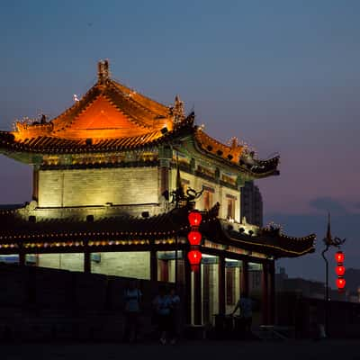 Old City Wall of Xian, China, Chinese Silk Road, China