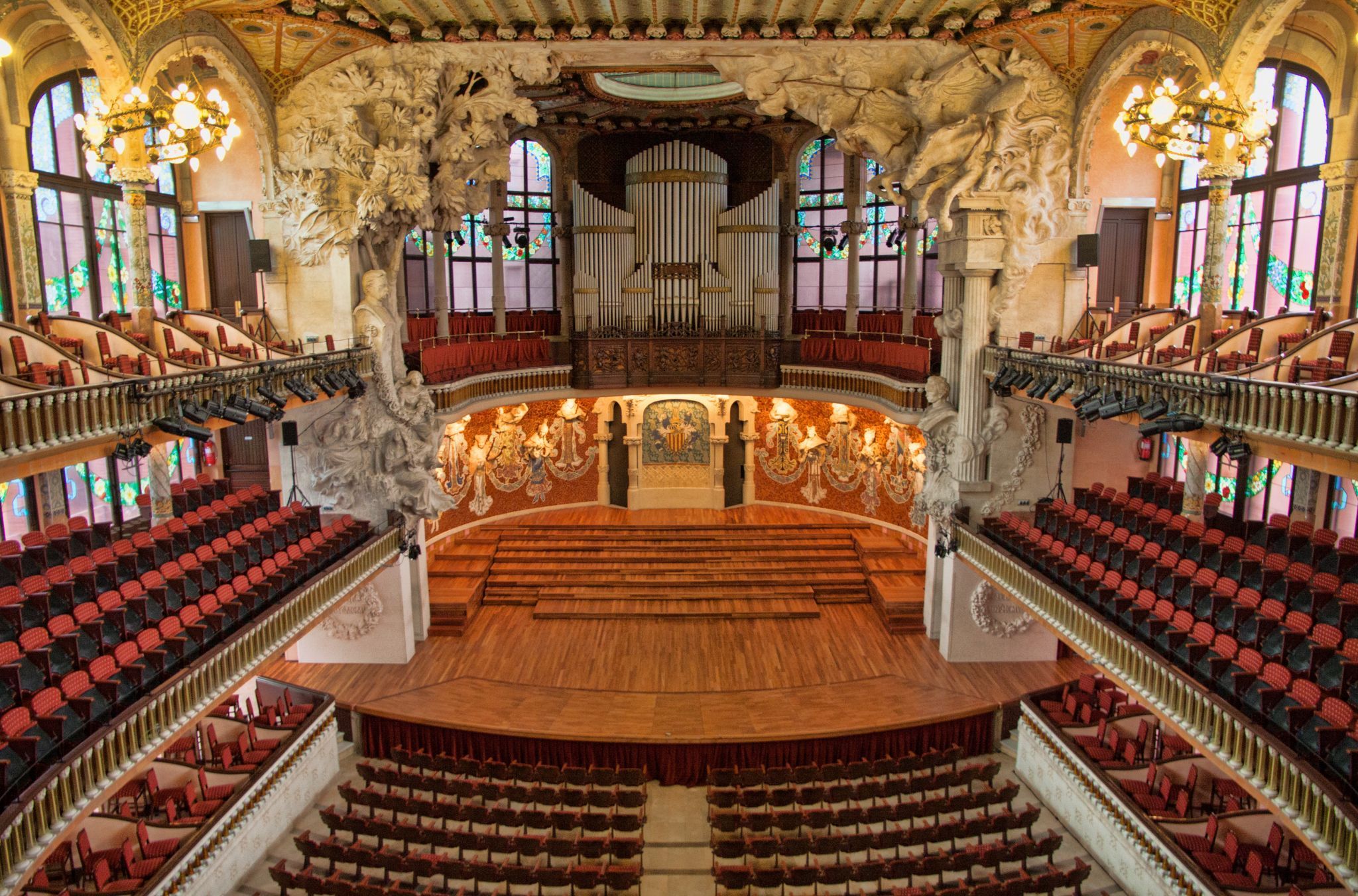 Palau de la Musica Catalana, Barcelona, Spain