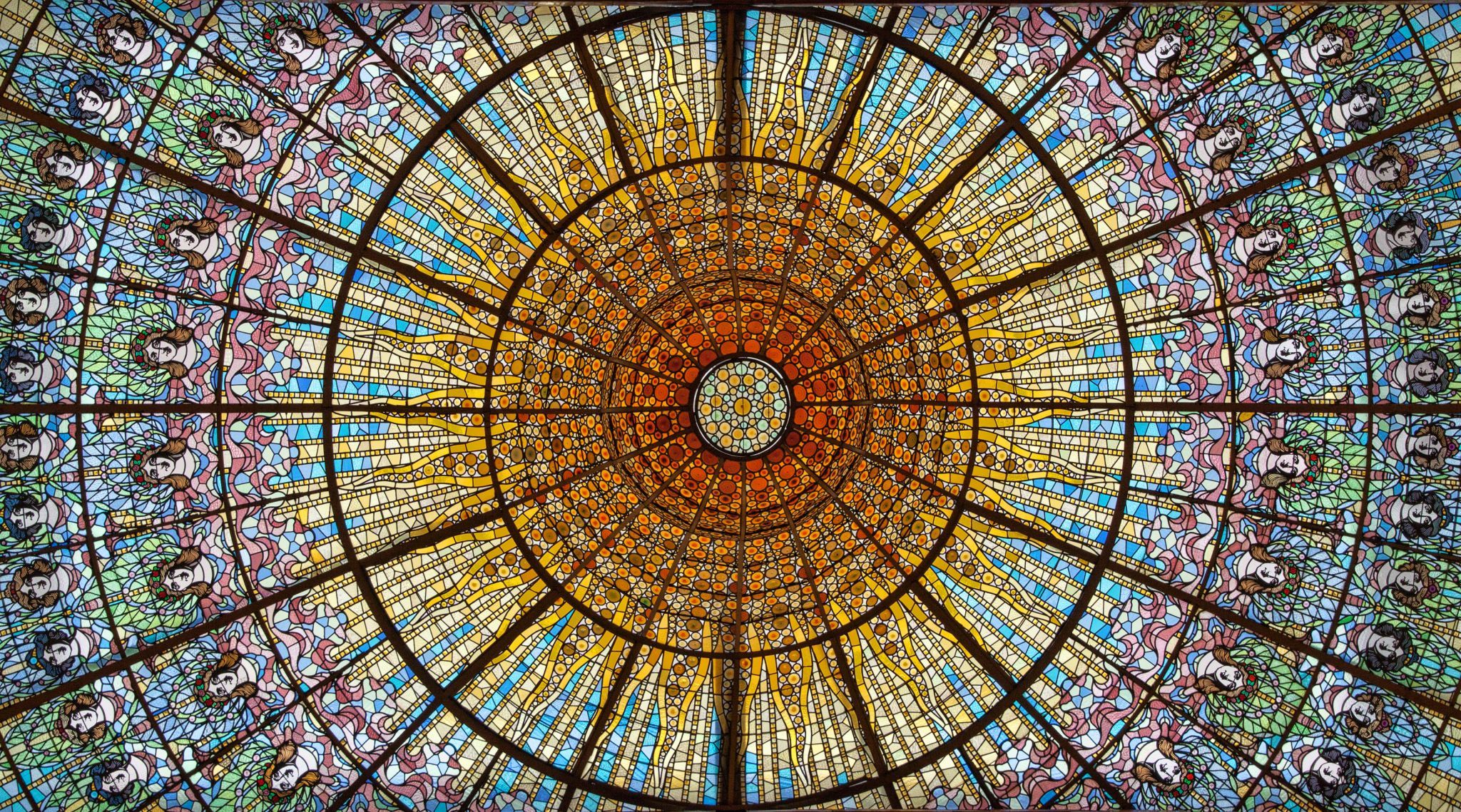 Palau de la Musica Catalana, Barcelona, Spain