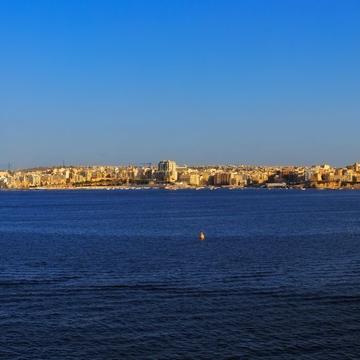Panorama of Saint Pauls Bay, Malta