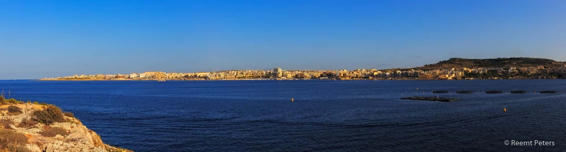 Panorama of Saint Pauls Bay