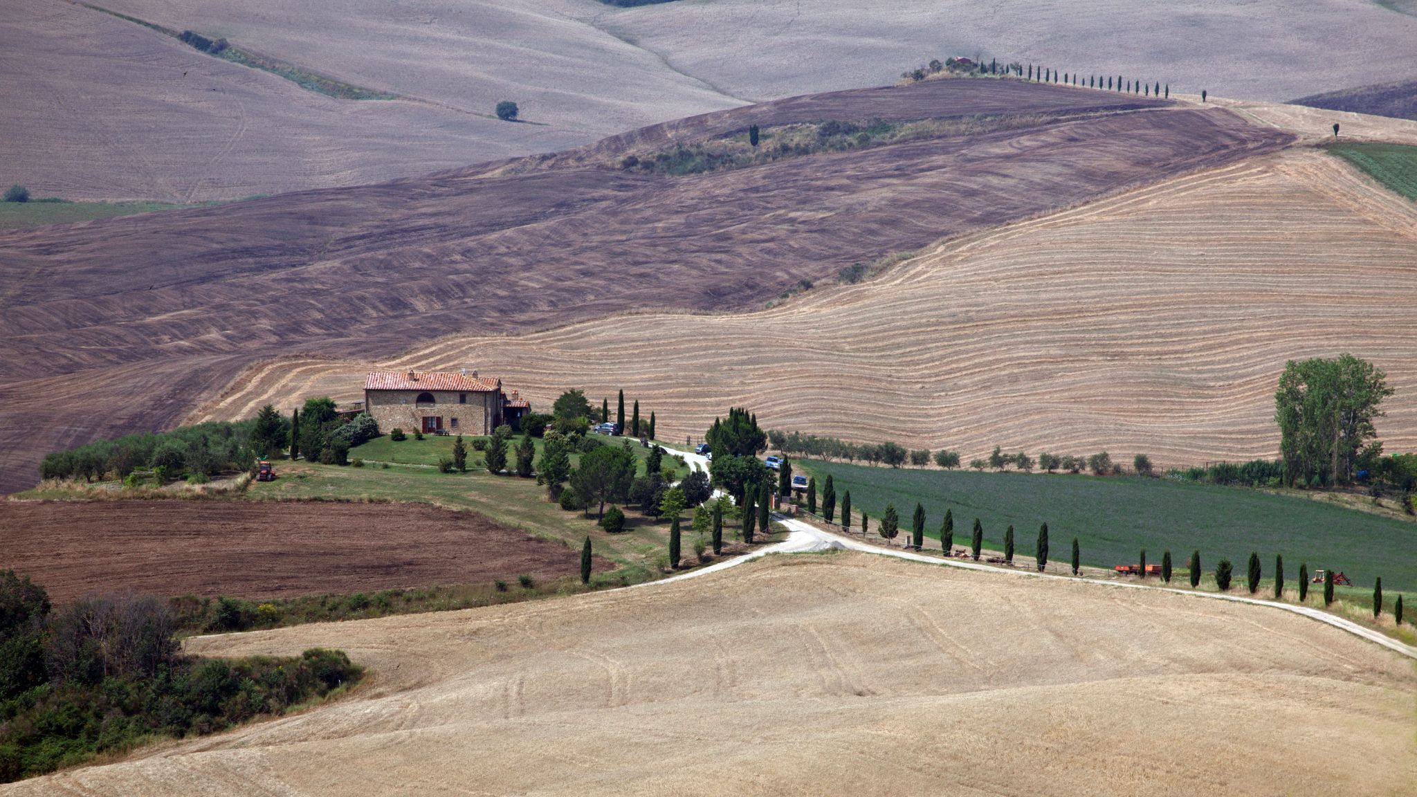 Seldom photographed site in Pienza, Tuscany, Italy