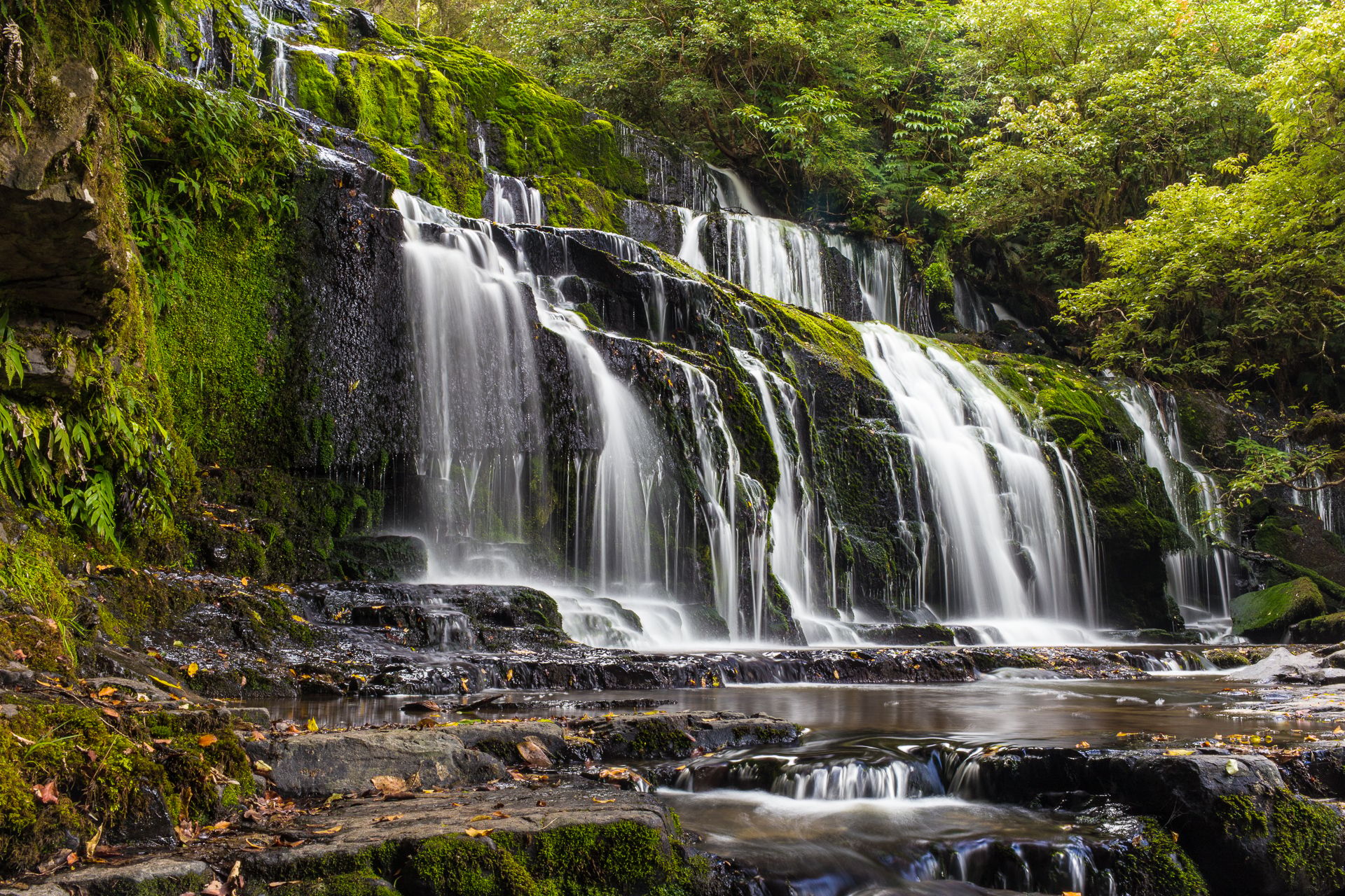 Purakaunui Falls, Catlins, New Zealand