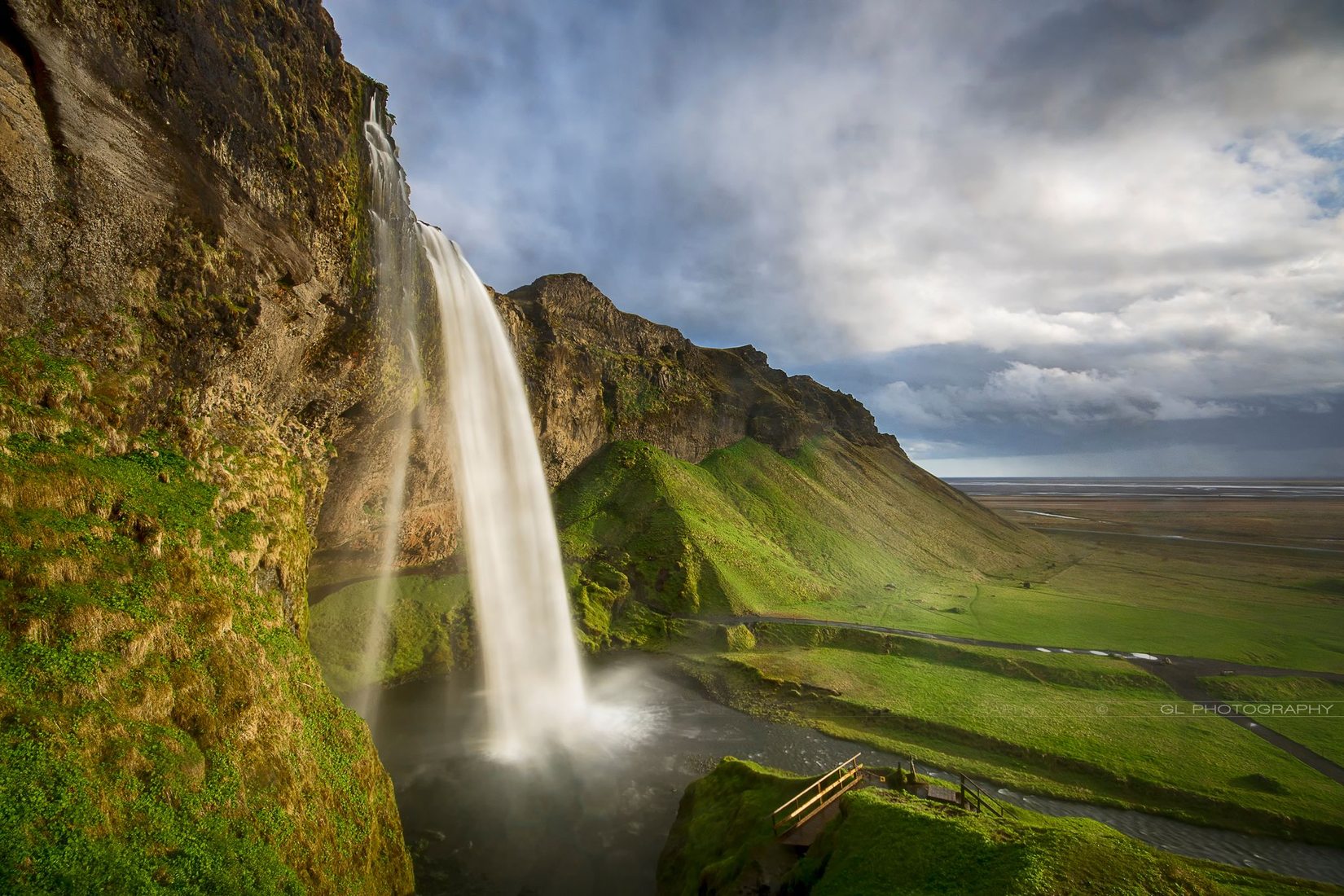 Seljalandsfoss from the side, Iceland