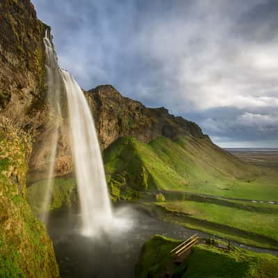 Seljalandsfoss from the side, Iceland