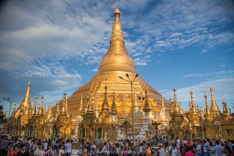 Shwedagon-Pagode - 3 great spots for photography