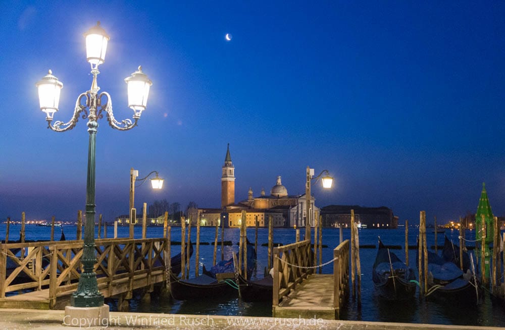 View to San Giorgio Maggiore, Venice, Italy