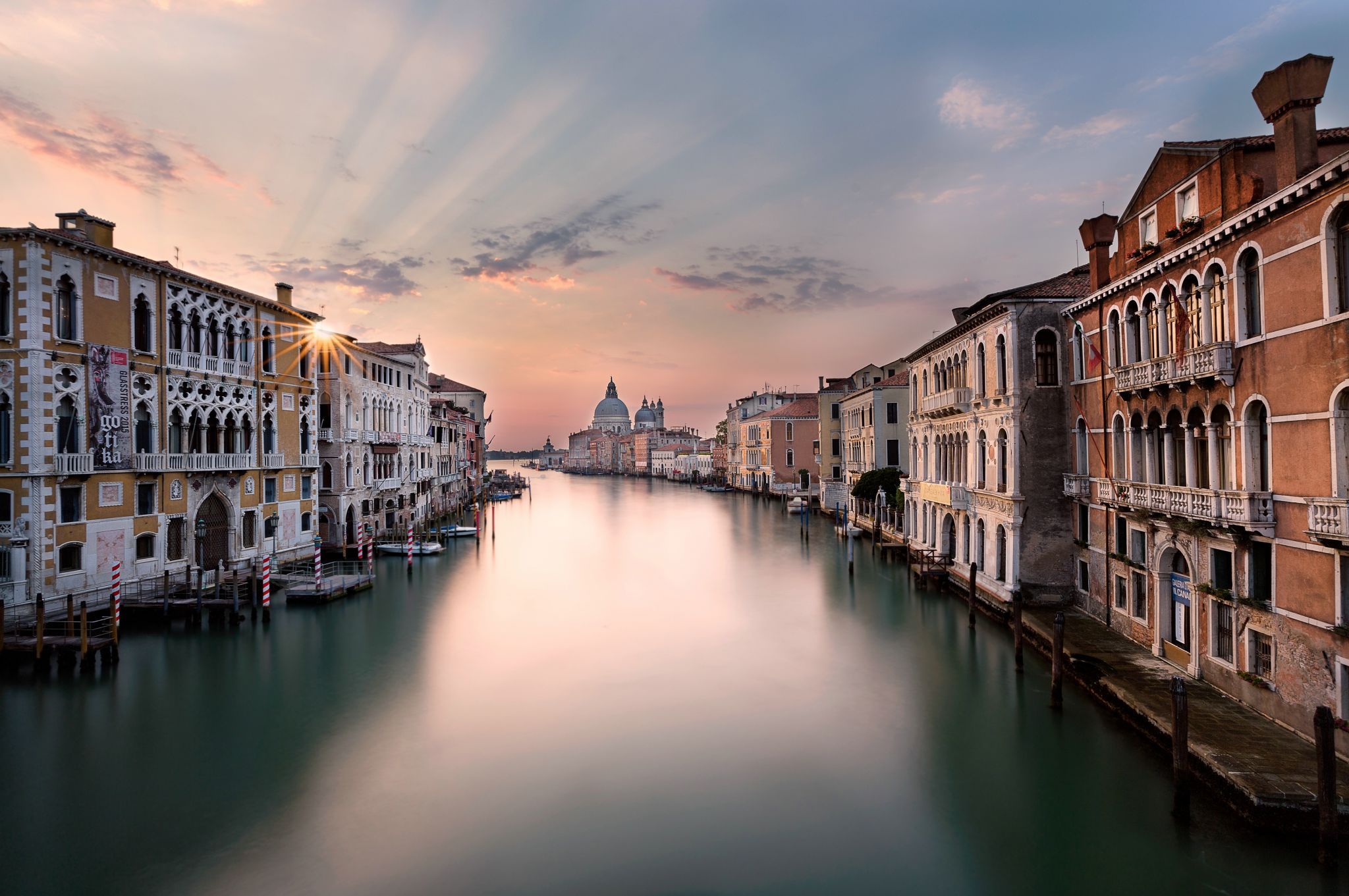 View from Ponte dell'Accademia, Venice, Italy