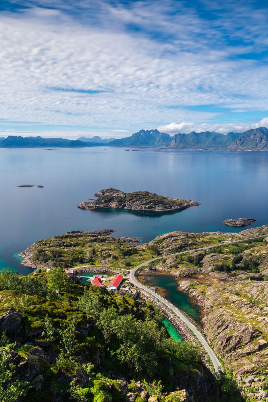 View along Lofoten, Norway