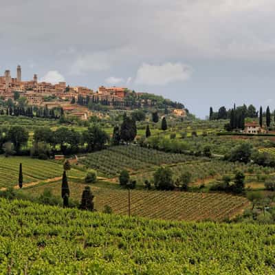 View on San Gimignano, Italy