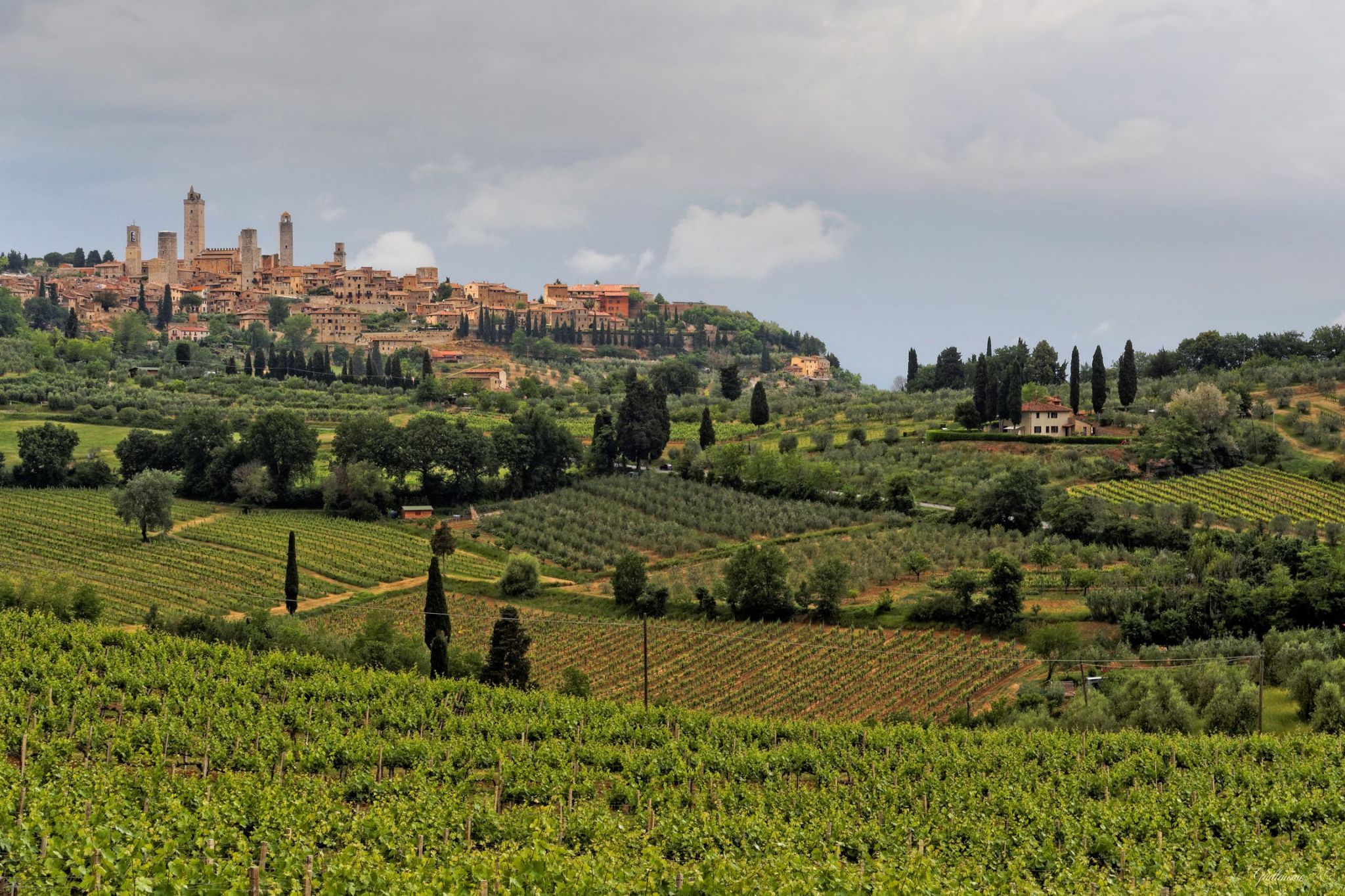 View on San Gimignano, Italy