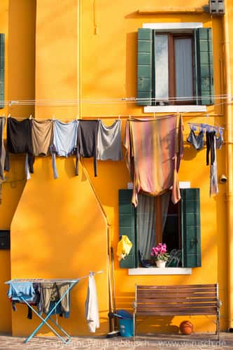 Washing day on Burano