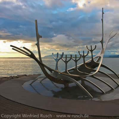 Viking monument, Reykjavik, Iceland